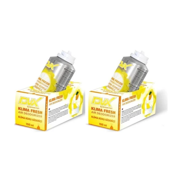 Divortex Klima Fresh - Temizleyici Klima Bombası Limon 2 x 150 ml ürün görseli 1