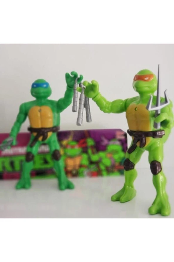 Farbu Ninja Kaplumbağlar 4'lü Set Pvc H48 ürün görseli 1