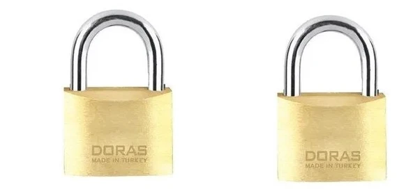 Ersa Doras 40 Mm Pas Sistem 2 li set Pirinç Asma Kilit ürün görseli 1