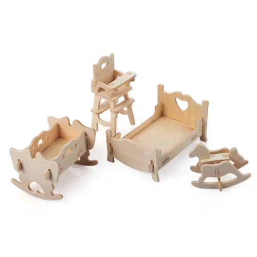 Periboia 3D Ahşap Puzzle - Çocuk Odası ürün görseli 1
