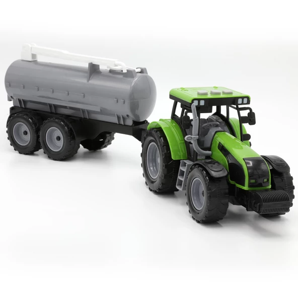 Farbu Pilli Tanker Traktör 40296 - Resim 3