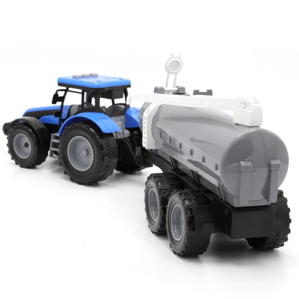 Farbu Pilli Tanker Traktör 40296 - Resim 6