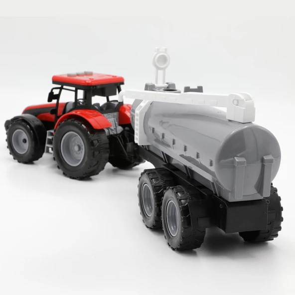 Farbu Pilli Tanker Traktör 40296 - Resim 9