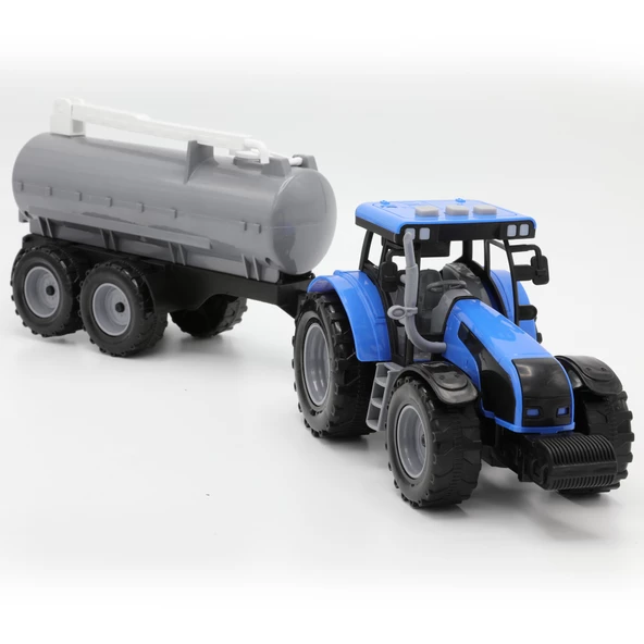 Farbu Pilli Tanker Traktör 40296 - Resim 7