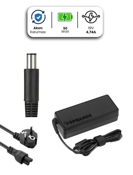 SPRANGE SR-L7 19V 4.74A 90W HP 7.4X5.0 HP NOTEBOOK ADAPTÖR ürün görseli 1