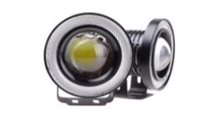 KGN SİS FARI MERCEKLİ ANGEL COB NEON BEYAZ 76MM 7000K 1200 LM TÜM BİNEK ARAÇLAR-MOTOSİKLET ürün görseli 1