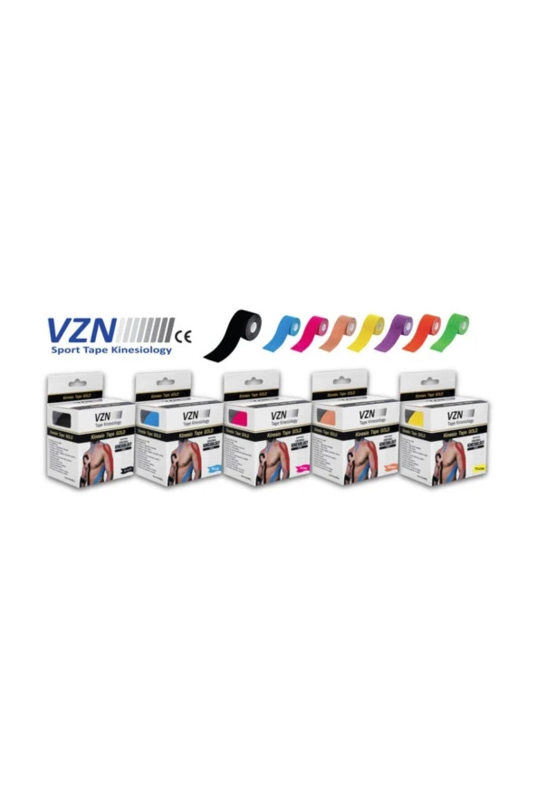 Vzn Kinesio Bant - Sporcu Bandı Pembe 5x5mt ürün görseli 1