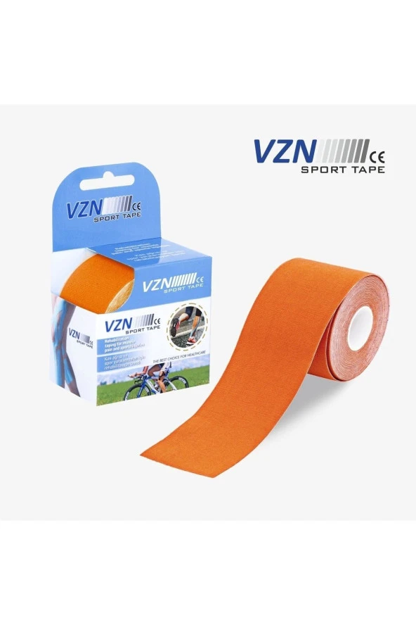 VZN Ağrı Bandı Original Sport Tape Tape 5cm X 5m Turuncu ürün görseli 1