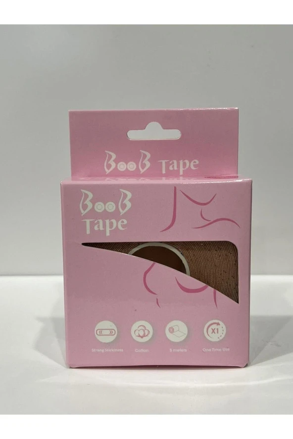 BOOB TAPE Göğüs Dikleştirici Ve Şekillendirici 5cm X 5m Ten Rengi ürün görseli 1
