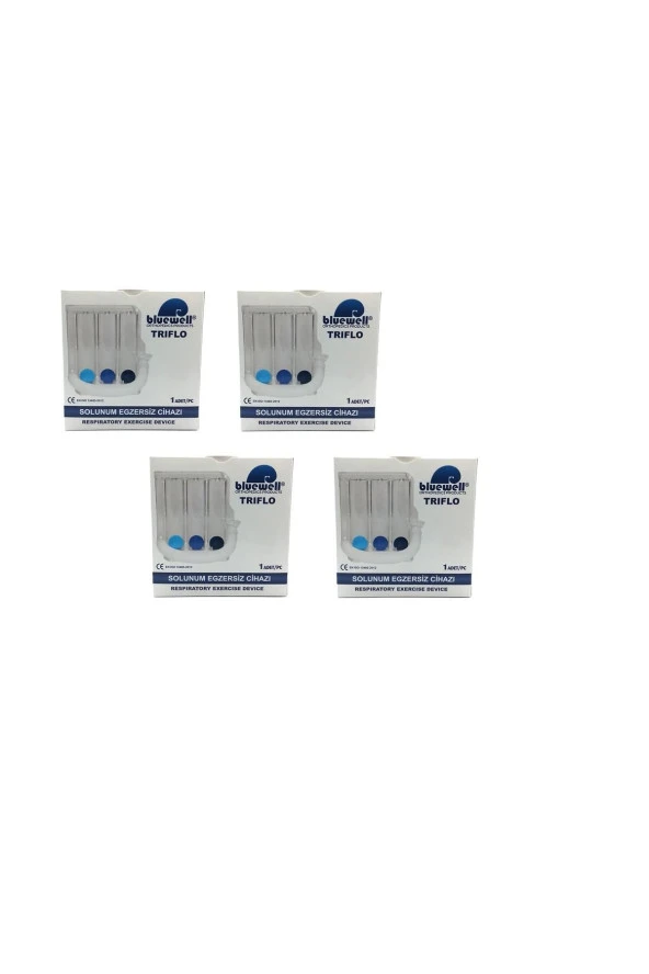 BLUEWELL Solunum Egzersiz Cihazı Triflo 3 Top 4 Adet ürün görseli 1