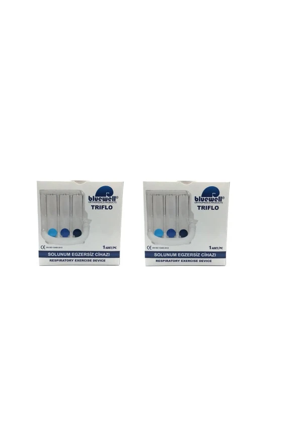 BLUEWELL Solunum Egzersiz Cihazı Triflo 3 Top ( 2 Adet ) ürün görseli 1