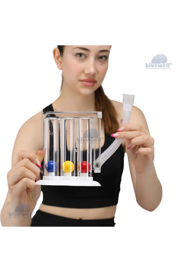BLUEWELL Triflo 3 Top Solunum Egzersiz Cihazı ürün görseli 1