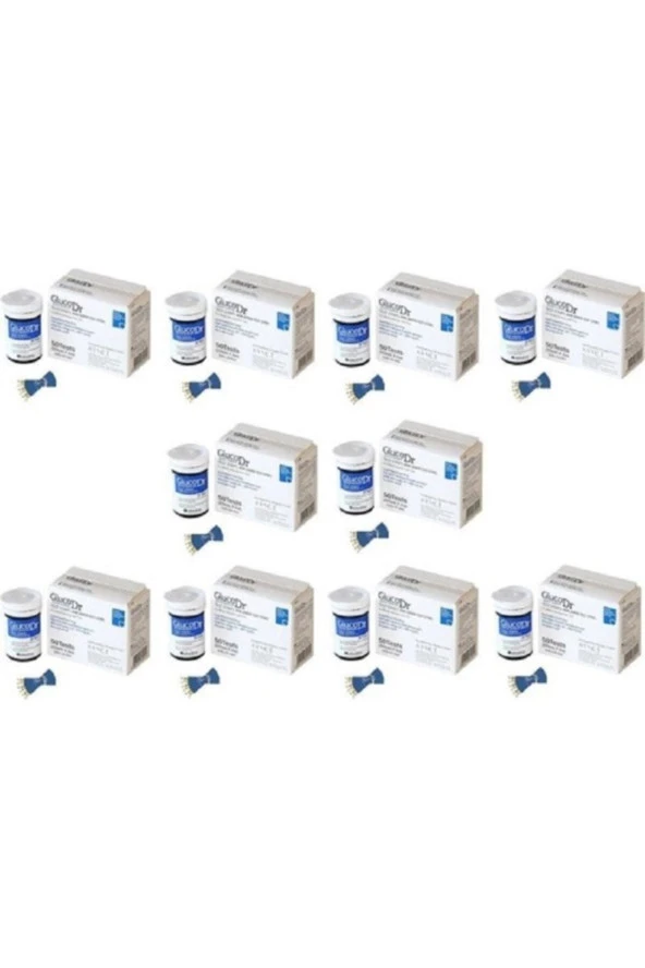 Gluco Dr Glucodr Seker Ölçüm Çubuğu Strip 500 Adet (10  Kutu ürün görseli 1