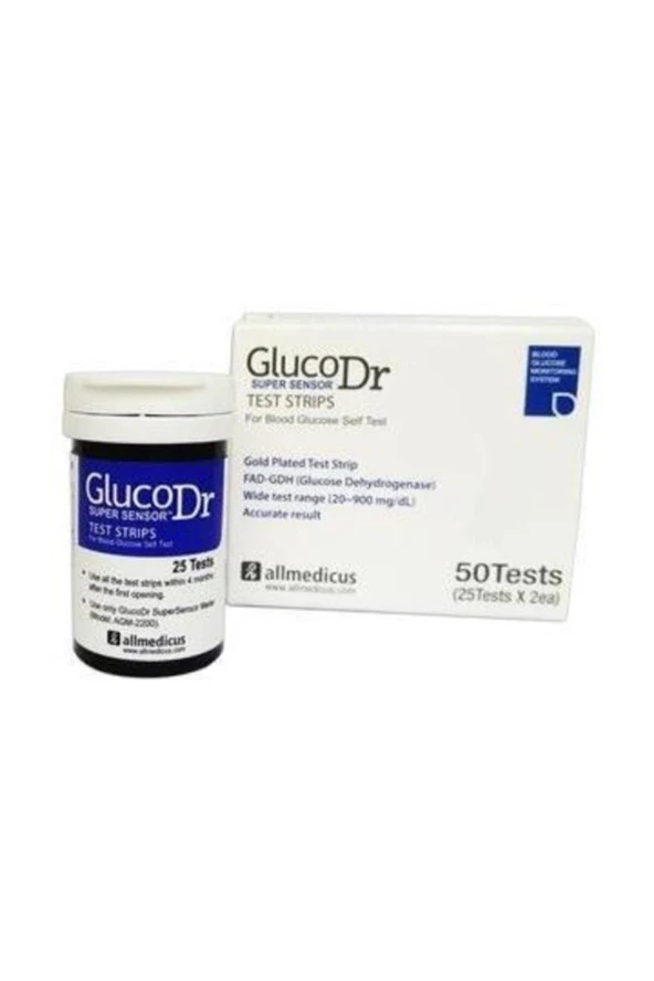 GLUCO DR Super Sensor Strip 50 Adet ürün görseli 1