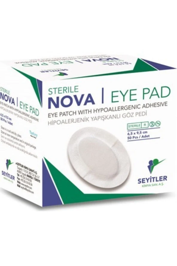 NOVA Eye Pad Hipoalerjenik Yapışkanlı Göz Pedi ürün görseli 1