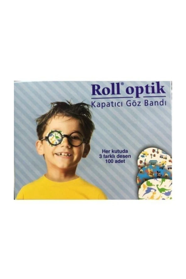 KURTSAN Roll Optik Göz Kapama Bandı 100 Adet Erkek Çocuk ürün görseli 1