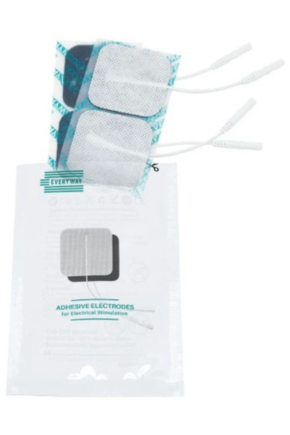 EVERYWAY Tens Pedi Elektrodu  5x5 (4 ADET 4LÜ PAKET) Fizik Tedavi Kumaş ürün görseli 1