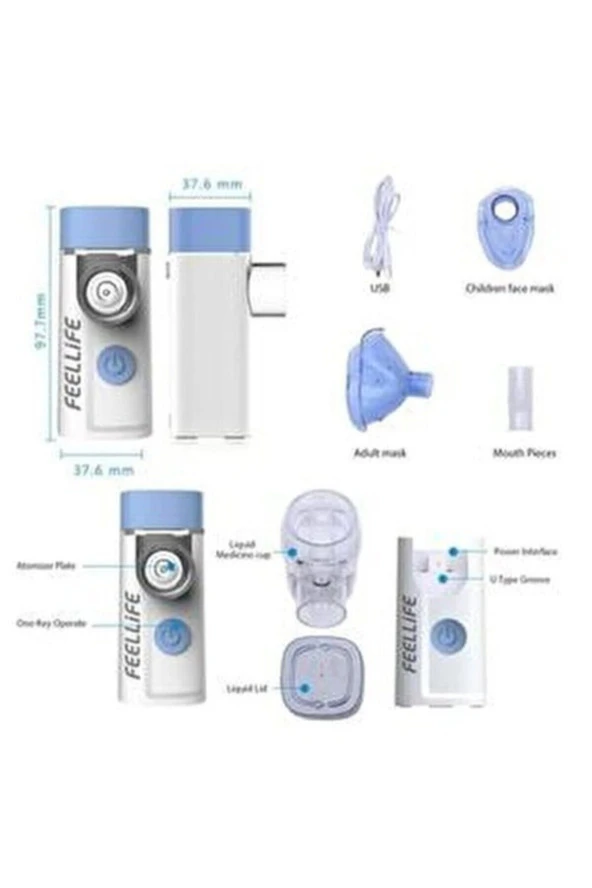 FEELLİFE Air Pro 3 Mini Nebulizatör - Resim 2