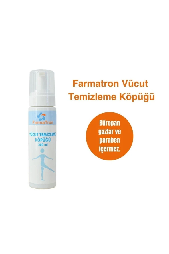 FARMATRON Vücut Temizleme Köpüğü 200ml ürün görseli 1