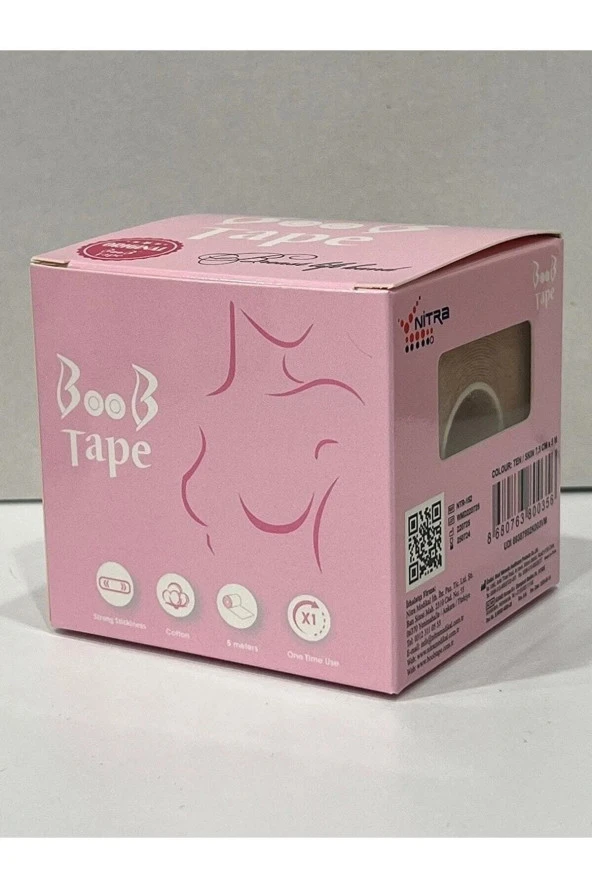 BOOB TAPE 1 Adet Kaldırıcı Ve Şekillendirici Ten Rengi Bant (7,5 CM X 5 M) ürün görseli 1