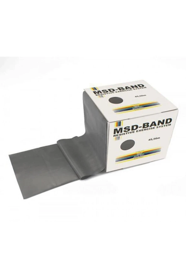 MOVES Theraband Egzersiz Bandı 1.5 Mt Gümüş No2(sert Güçlü) ürün görseli 1