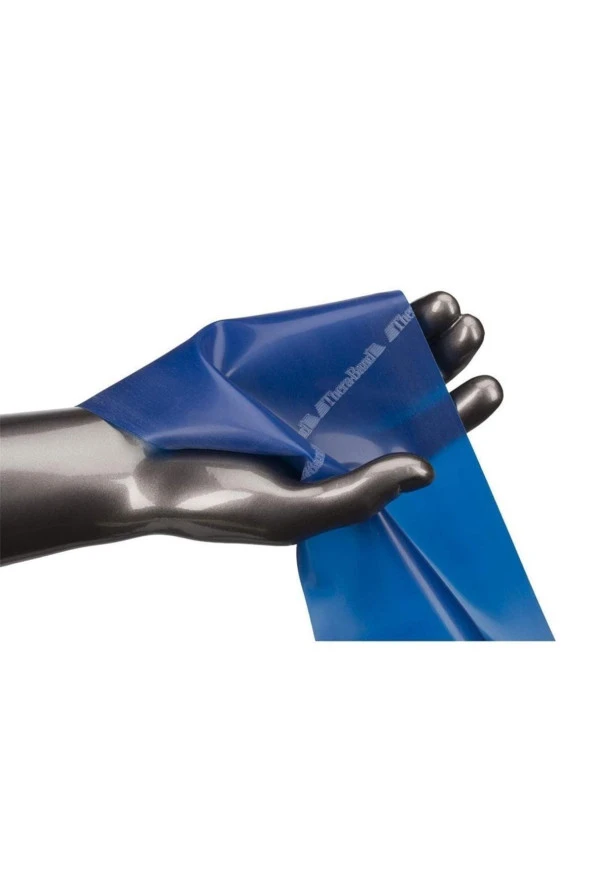THERABAND Thera-band Mavi Çok Sert Egzersiz Pilates Bandı Lastiği 1.5 M Paketli ürün görseli 1