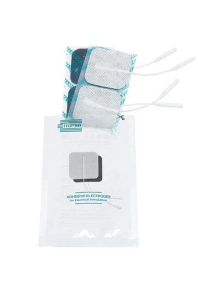 EVERYWAY Tens Pedi Elektrodu 5x5 Cm (kare) 4'lü 10 Paket (pakette 40 Adet) ürün görseli 1