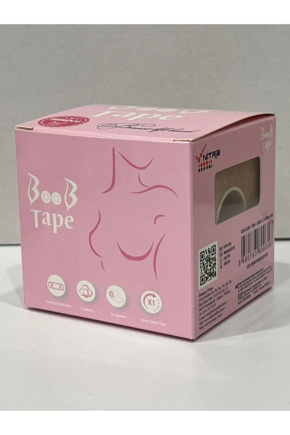 BOOB TAPE Göğüs Dikleştirici Ve Şekillendirici 7,5cm X 5m Ten Rengi ürün görseli 1