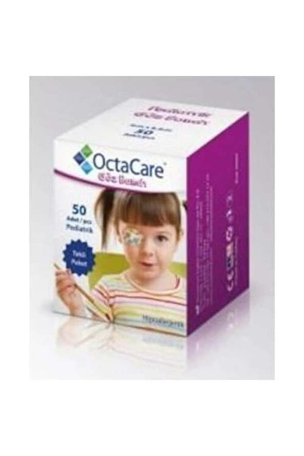 OCTACARE Kız Çocuk Göz Kapama Bandı - 5cmx6,2cm -50 Li Paket ürün görseli 1
