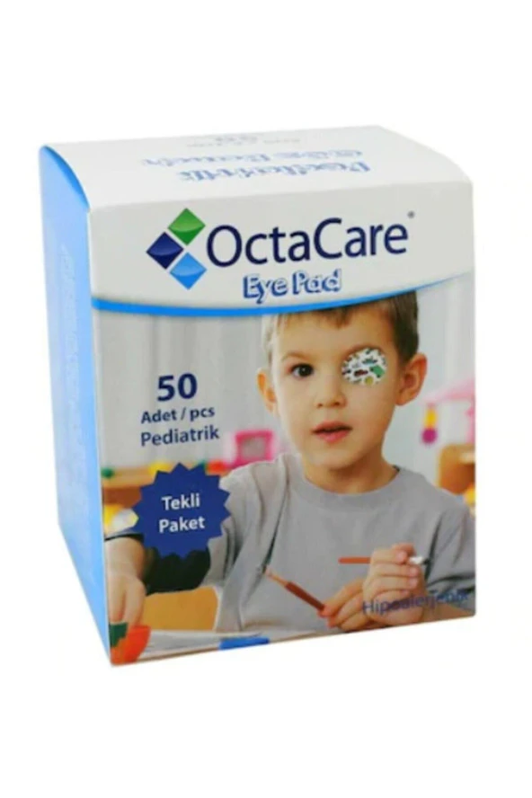Octacare Erkek Çocuk Göz Kapama Bandı - 5Cmx6,2Cm -50 Li Paket ürün görseli 1