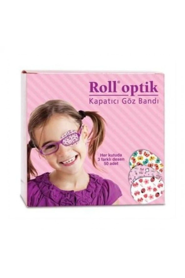 Roll Optik Kapatıcı Göz Bandı Kız 50'Li ürün görseli 1