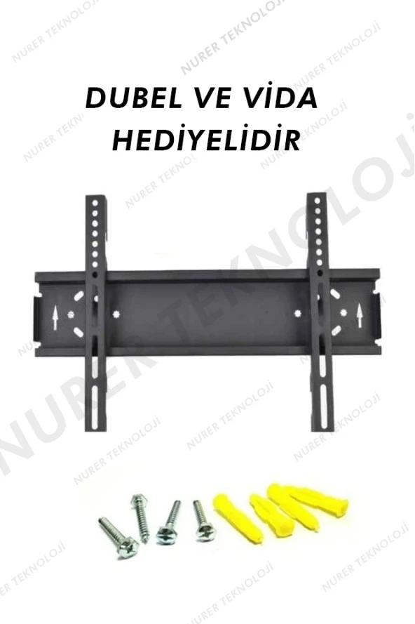 Nurer Morlo 49''inch Tv Sabit Askı Aparatı ürün görseli 1