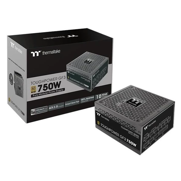 Thermaltake PS-TPD-0750FNFAGE-H Toughpower GF A3 750W 80+ Gold PCIe Gen 5.0, ATX 3.0 Full Modüler 12cm Fanlı PSU ürün görseli 1