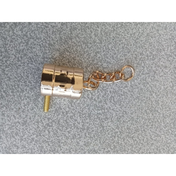 4 Adet  Ak Model GOLD Metal  Çanta Kovanı - Resim 3