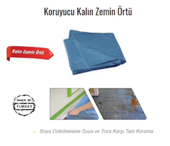 20 M2 KALIN ZEMİN ÖRTÜSÜ ürün görseli 1