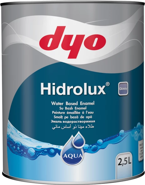 Dyo Hidrolüx 2,5 Litre Beyaz Su Bazlı Ahşap Metal Boyası ürün görseli 1