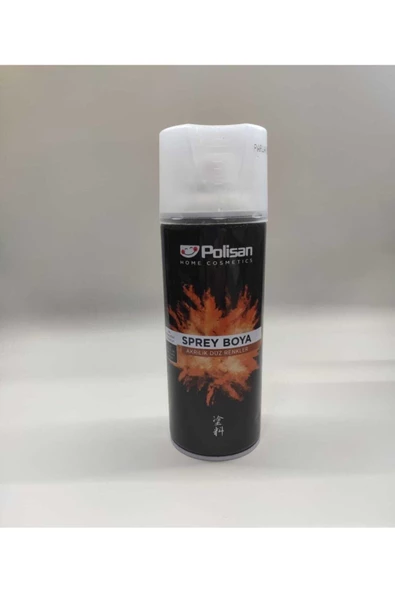 POLİSAN AKRİLİK SPREY 400 ML PARLAK BEYAZ 400 ML 97703000410 ürün görseli 1