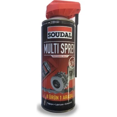 Soudal Multisprey Koruyucu Yağlayıcı Pas Sökücü 400 ml ürün görseli 1