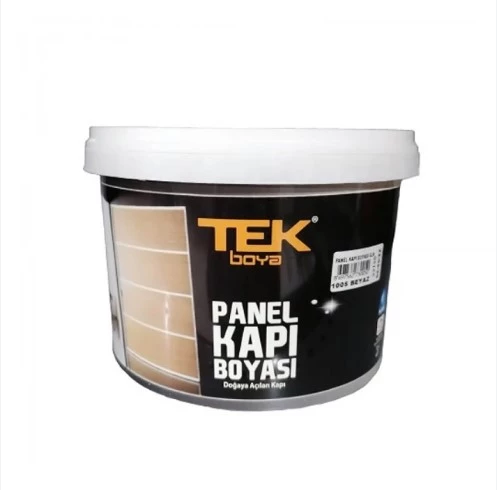 TEK SU BAZLI AMERİKAN PANEL KAPI BOYASI BEYAZ 2,5L - Resim 2