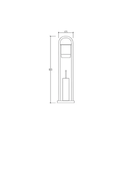 TEMA 81300 WC KLOZET FIRÇA SETİ - Resim 2
