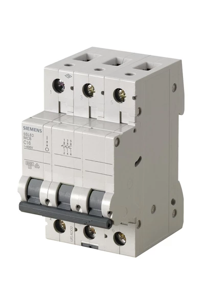 Siemens Siemens 5SL6350-7 3 Fazlı 50A C Tipi (Yavaş Karakterli) 6kA Otomatik Sigorta ürün görseli 1