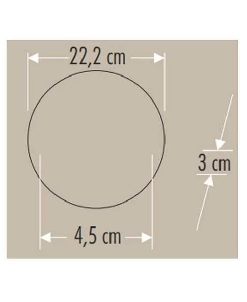 CATA 40 W SIVA ÜSTÜ X PLUS LED PANEL BEYAZ (CT-5664) - Resim 4