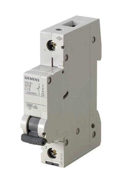 Siemens 5sl6132-6ya 1 Fazlı 32 Amper B Tipi Çabuk Karakterli 6ka Otomatik Sigorta ürün görseli 1