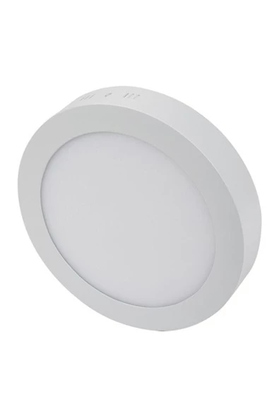 CATA 18W SIVA ÜSTÜ LED PANEL ARMATÜR YUVARLAK BEYAZ (CT-5233) ürün görseli 1