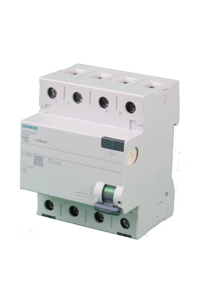 Siemens 5SV5342-6 Atipi Kaçak Akım Koruma Rölesi 25A 400V 30mA.. ürün görseli 1