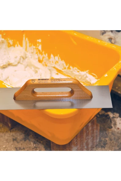 Dekor Alçı Malası 40 Cm Ahşap Saplı - Resim 2