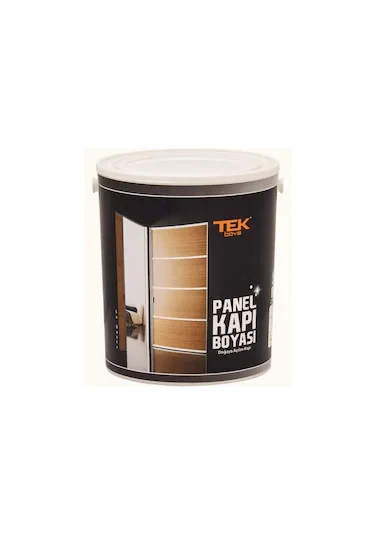 TEK SU BAZLI AMERİKAN PANEL KAPI BOYASI BEYAZ 0,75LT ürün görseli 1