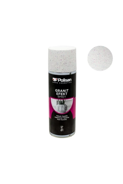 POLİSAN GRANİT EFEKT SPREY BEYAZ 400 ML 97591000400 ürün görseli 1