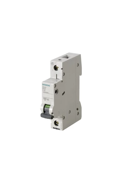Siemens 5sl6110-6 10amper 1faz 6ka B Tipi Otomatik Sigorta B10x1 ürün görseli 1