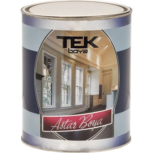 TEK SENTETİK ASTAR BOYA BEYAZ 0,75 LT ürün görseli 1